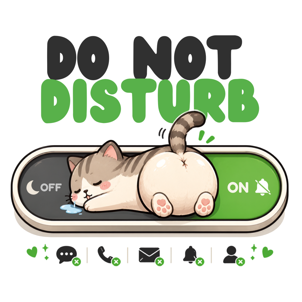 Do Not Disturb - Cute Sleeping Cat T product image 3