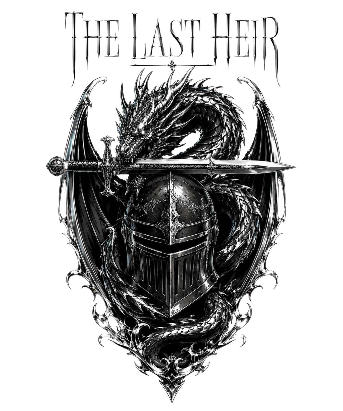 The Last Heir Knight Helmet Dragon S