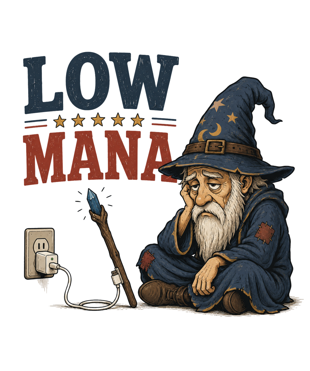 Low Mana Tired Wizard Needs Recharge product image 3