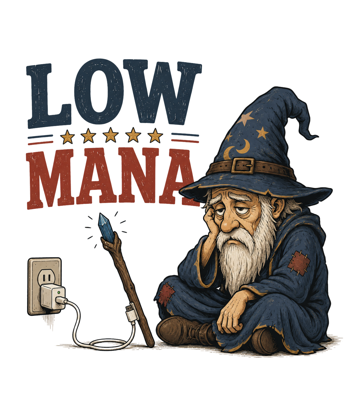 Low Mana Tired Wizard Needs Recharge product image 3