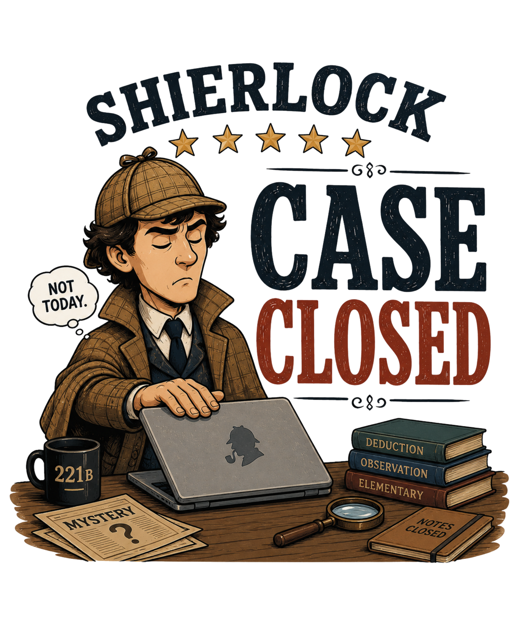 Sherlock Case Closed Not Today Detec product image 3