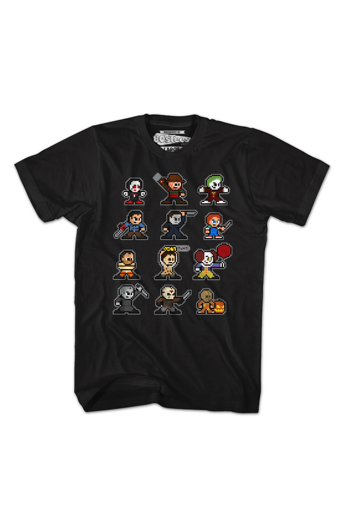 8-Bit Horror Icons T-Shirt product image 2