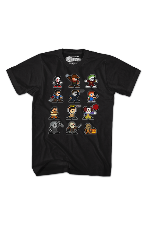 8-Bit Horror Icons T-Shirt product image 2