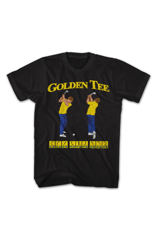 8-Bit Swings Golden Tee Golf T-Shirt product image 2