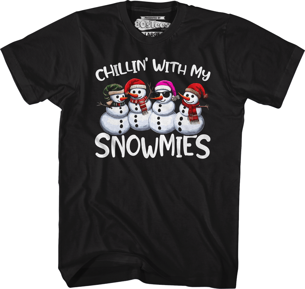 Chillin' With My Snowmies T-Shirt product image 5