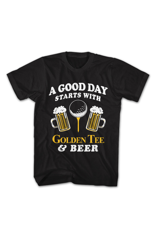 A Good Day Golden Tee Golf T-Shirt product image 2