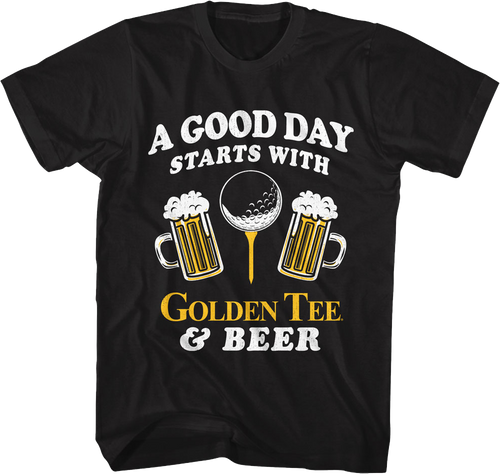 A Good Day Golden Tee Golf T-Shirt product image 1