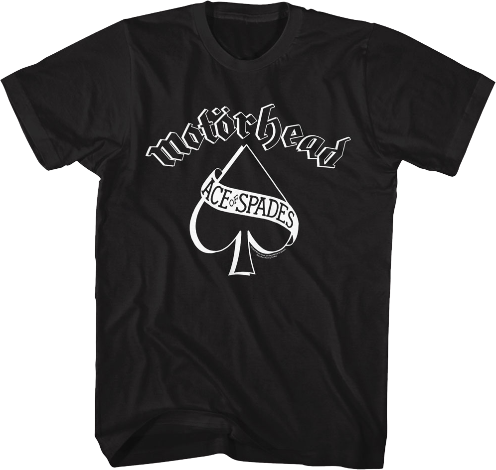 Ace Of Spades Banner Motorhead T-Shirt product image 1