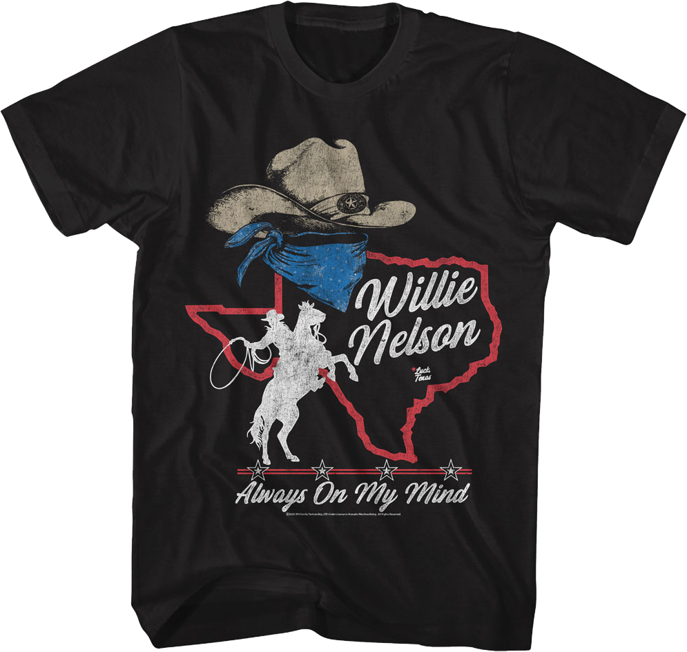 Always On My Mind Willie Nelson T-Shirt product image 1