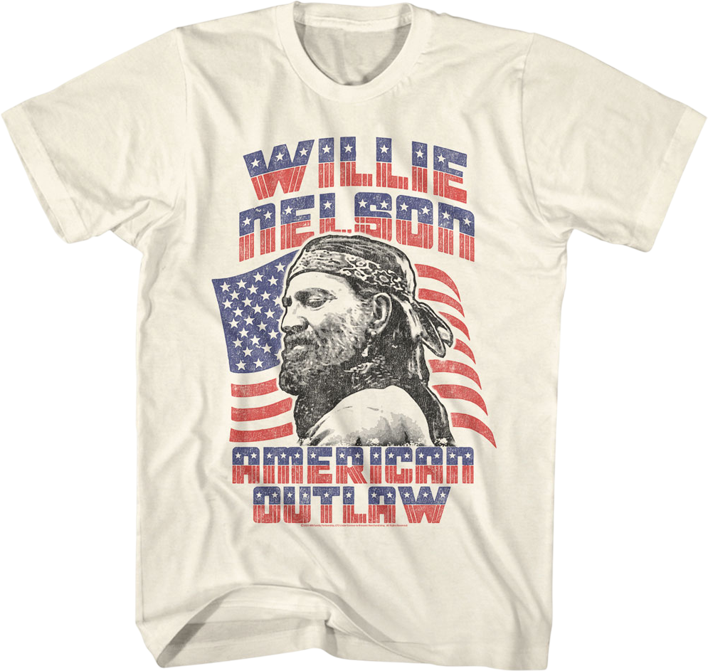 American Outlaw Willie Nelson T-Shirt product image 1