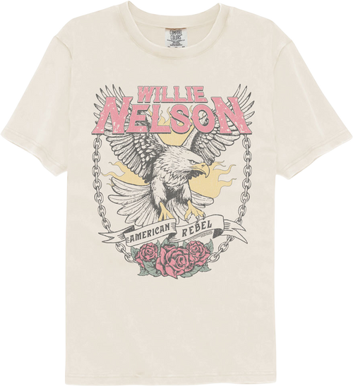 American Rebel Willie Nelson Comfort Colors Brand T-Shirt product image 1