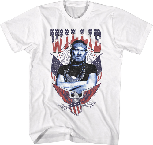 Americana Eagle Willie Nelson T-Shirt product image 1