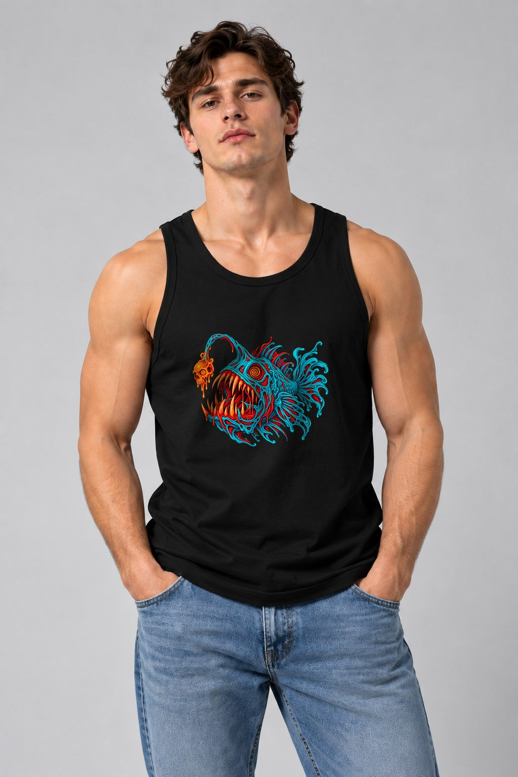 Anglerfish Skull Horror