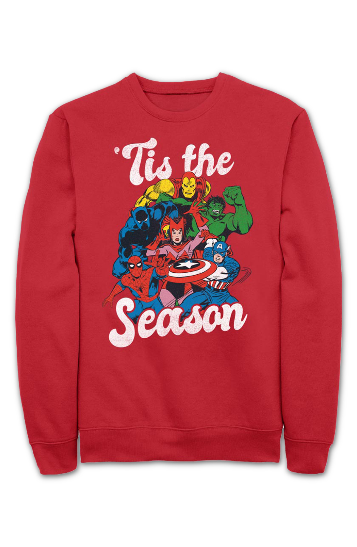 Avengers 'Tis The Season Marvel Comics Sweatshirt product image 2