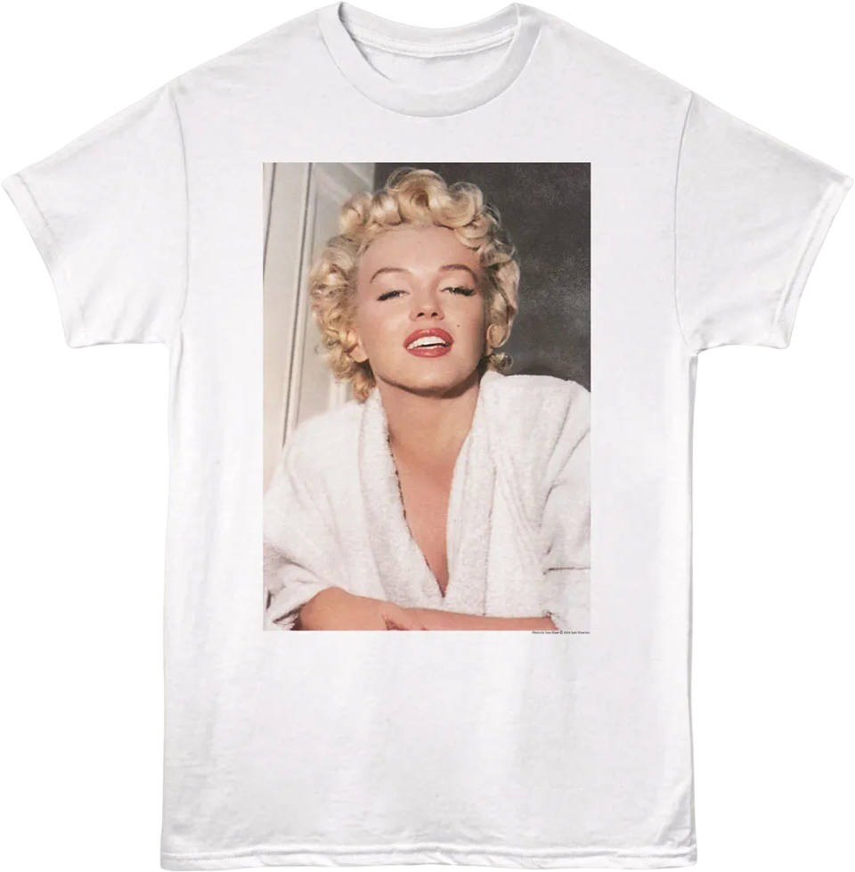 Bathrobe Photo Marilyn Monroe T-Shirt product image 1