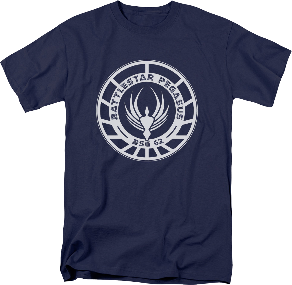 Battlestar Pegasus Badge Galactica T-Shirt product image 1