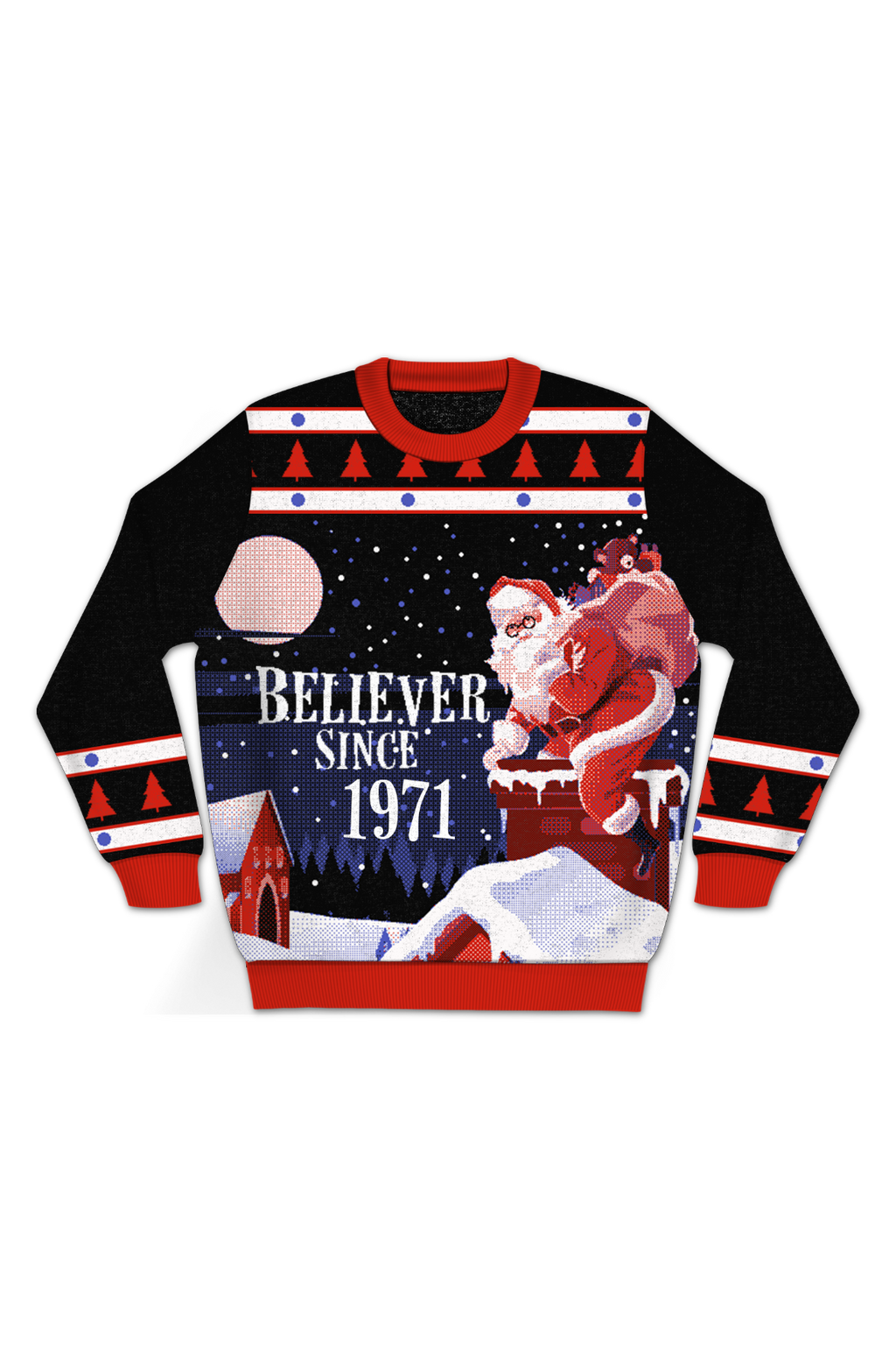 Believer Since 1971 Knitted Christmas Sweater