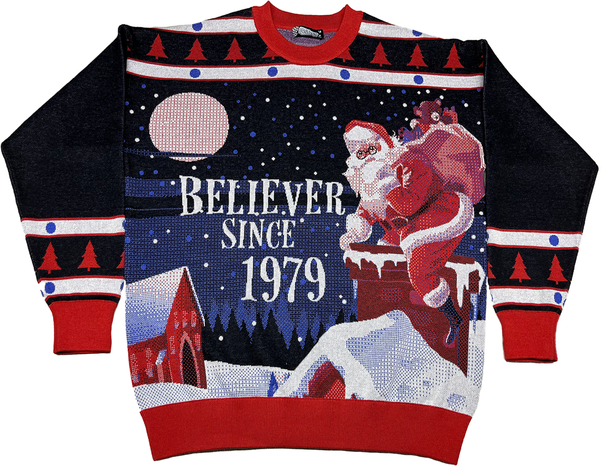 Believer Since 1979 Knitted Christmas Sweater