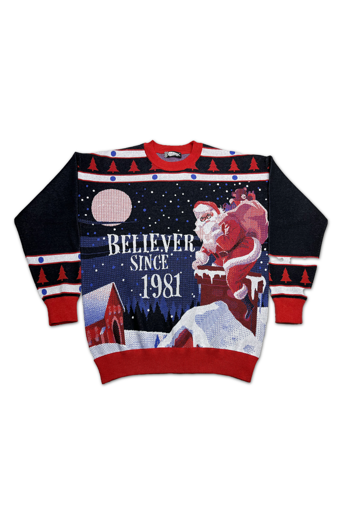 Believer Since 1981 Knitted Christmas Sweater