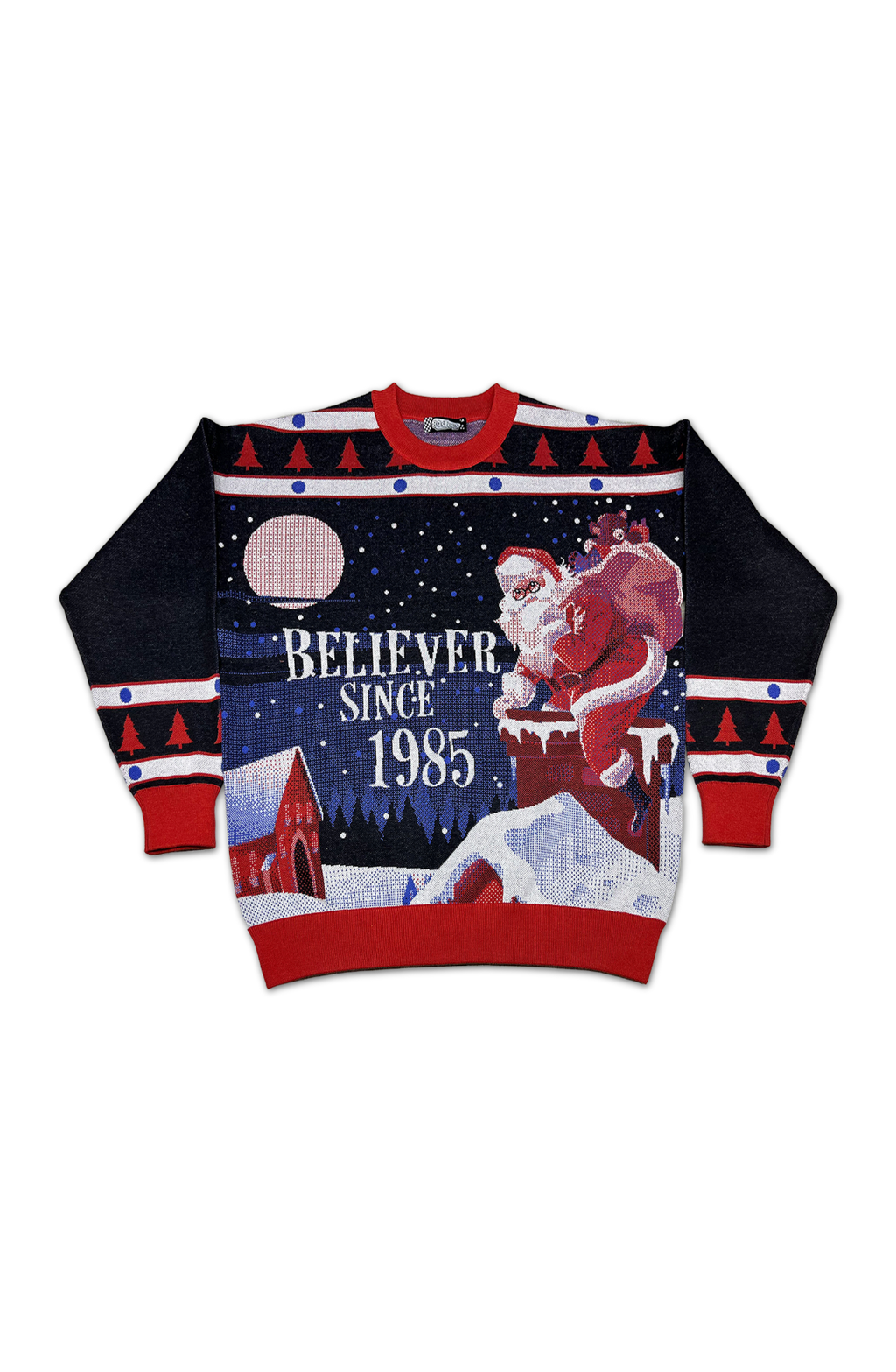 Believer Since 1985 Knitted Christmas Sweater