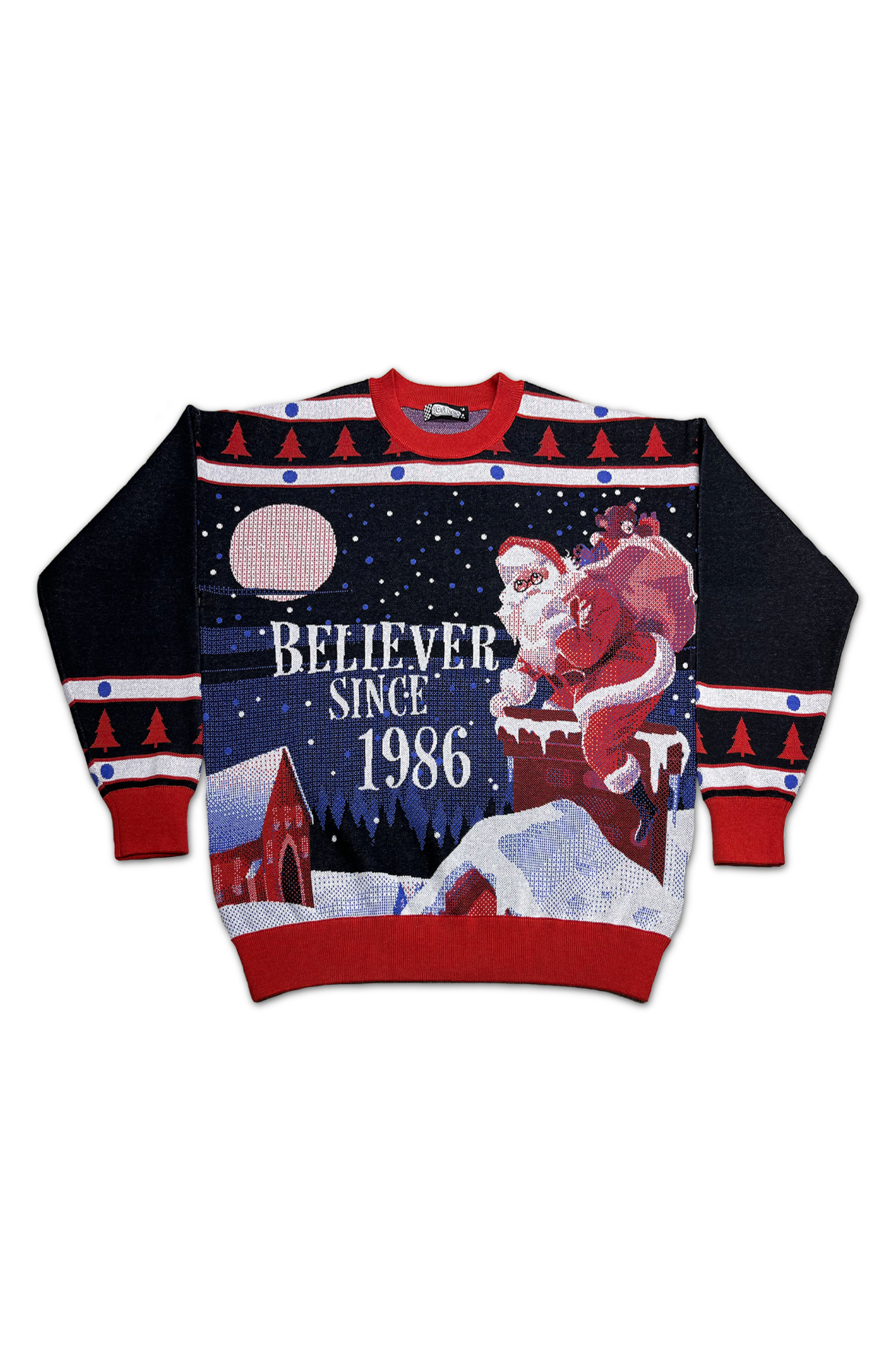 Believer Since 1986 Knitted Christmas Sweater