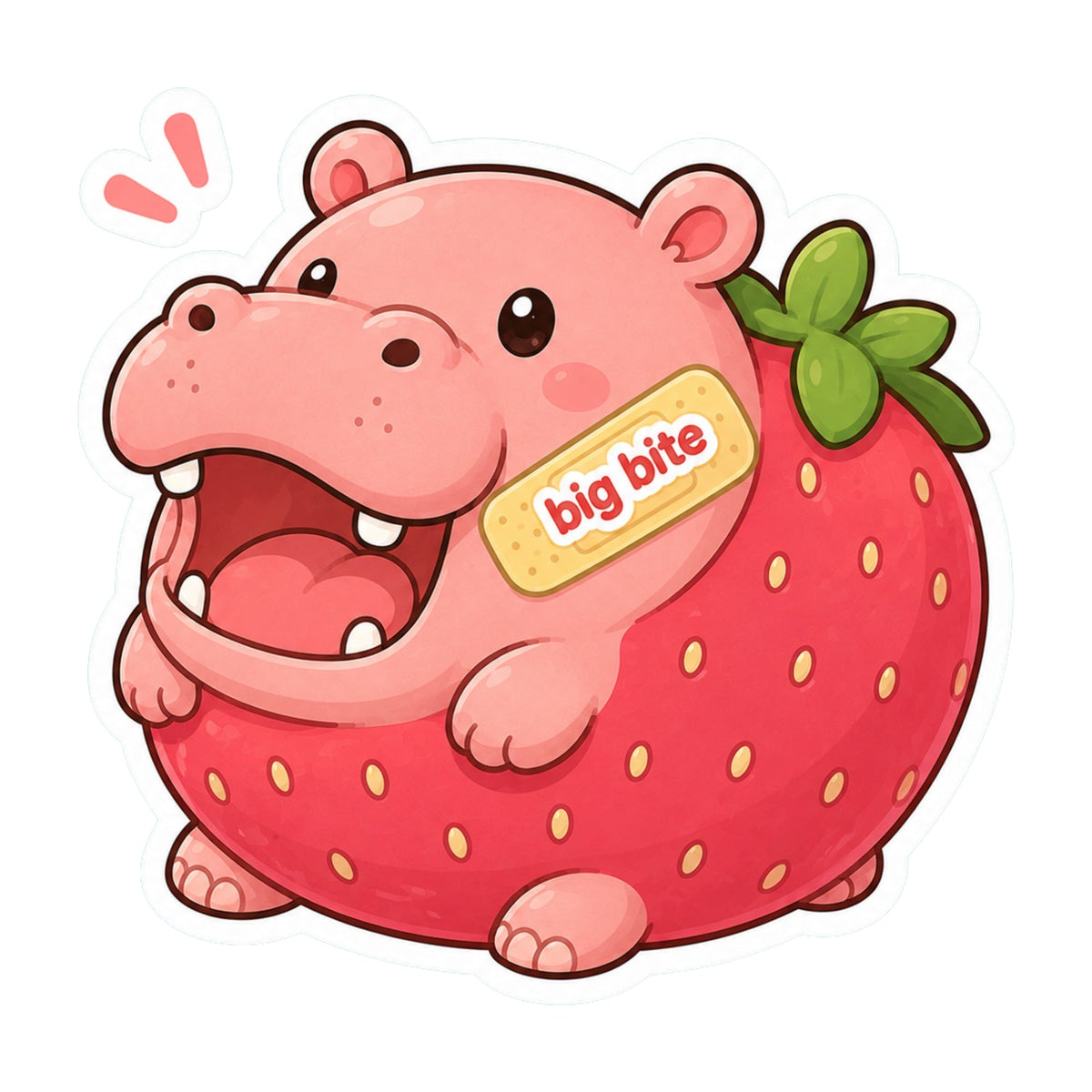 Big Bite Strawberry Hippo product image 3