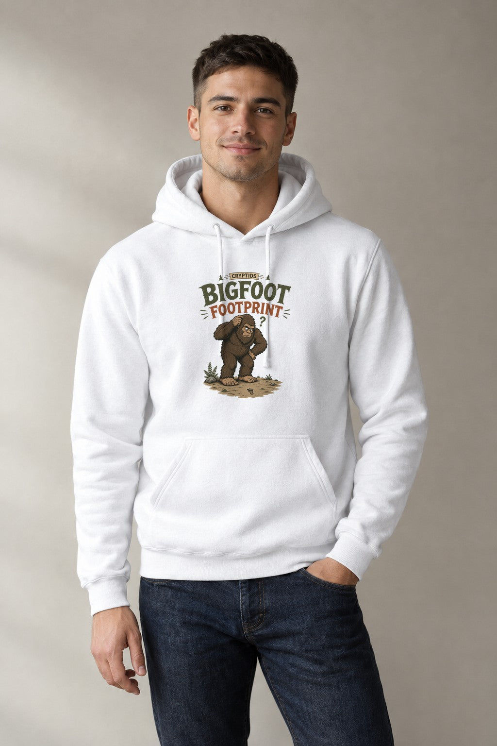 Bigfoot Footprint Cryptid Mystery Hu product image 1
