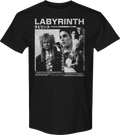 Black & White Japanese Poster Labyrinth T-Shirt
