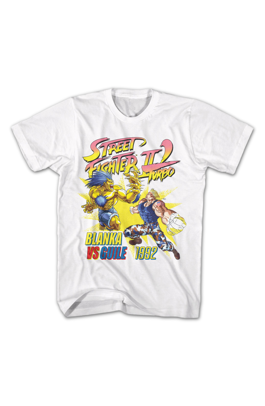 Blanka vs Guile Street Fighter II Turbo T-Shirt product image 2