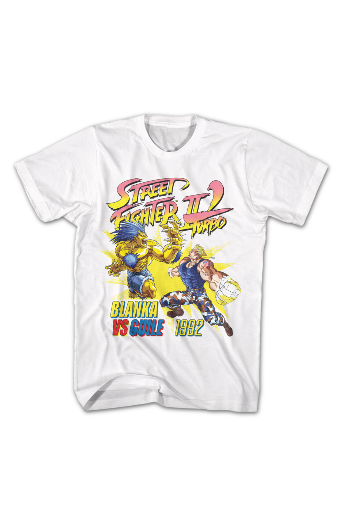 Blanka vs Guile Street Fighter II Turbo T-Shirt product image 2