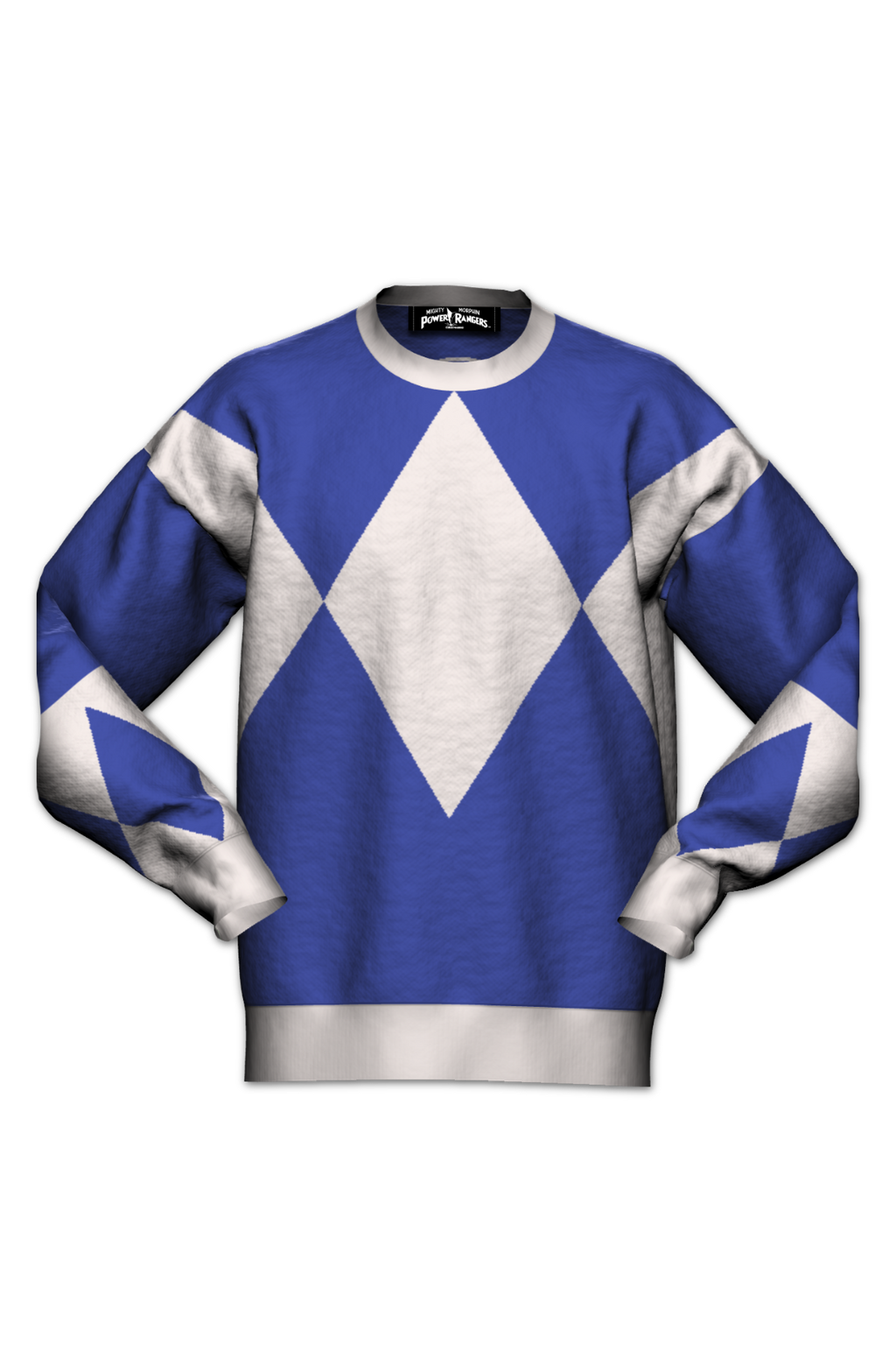 Blue Ranger Mighty Morphin Power Rangers Knitted Sweater