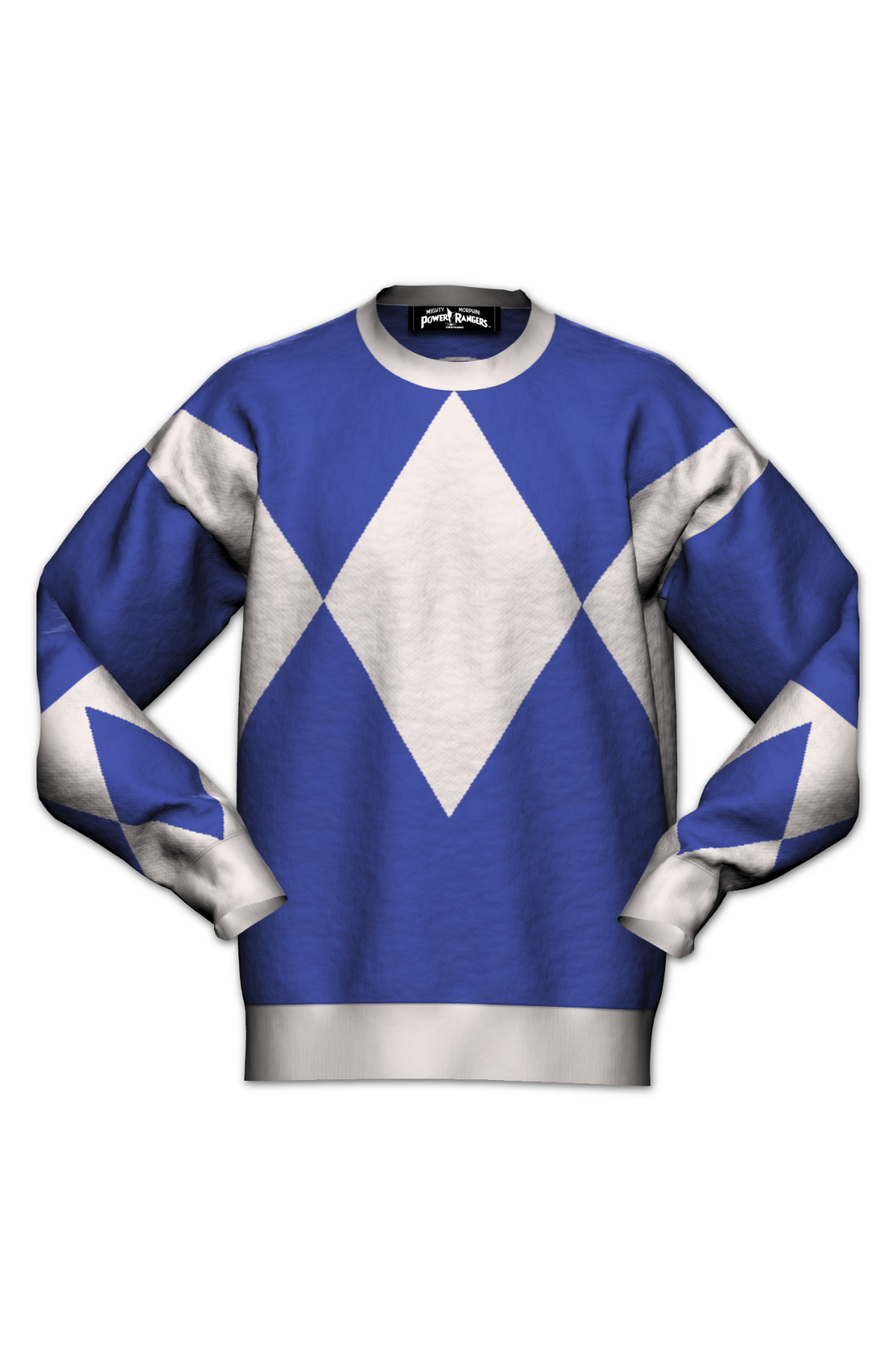 Blue Ranger Mighty Morphin Power Rangers Knitted Sweater