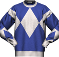 Blue Ranger Mighty Morphin Power Rangers Knitted Sweater
