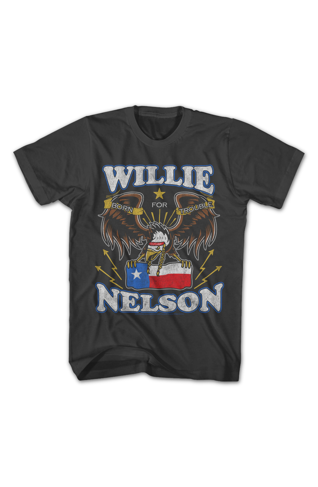 Born For Trouble Willie Nelson T-Shirt product image 2