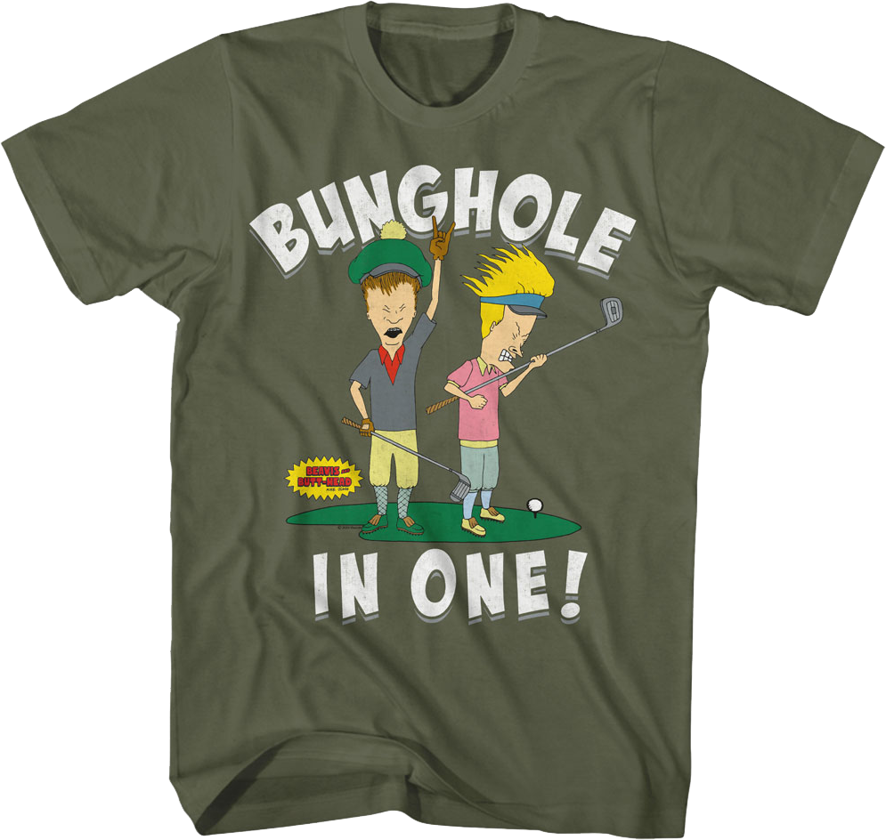Bunghole In One Beavis And Butt-Head T-Shirt product image 1