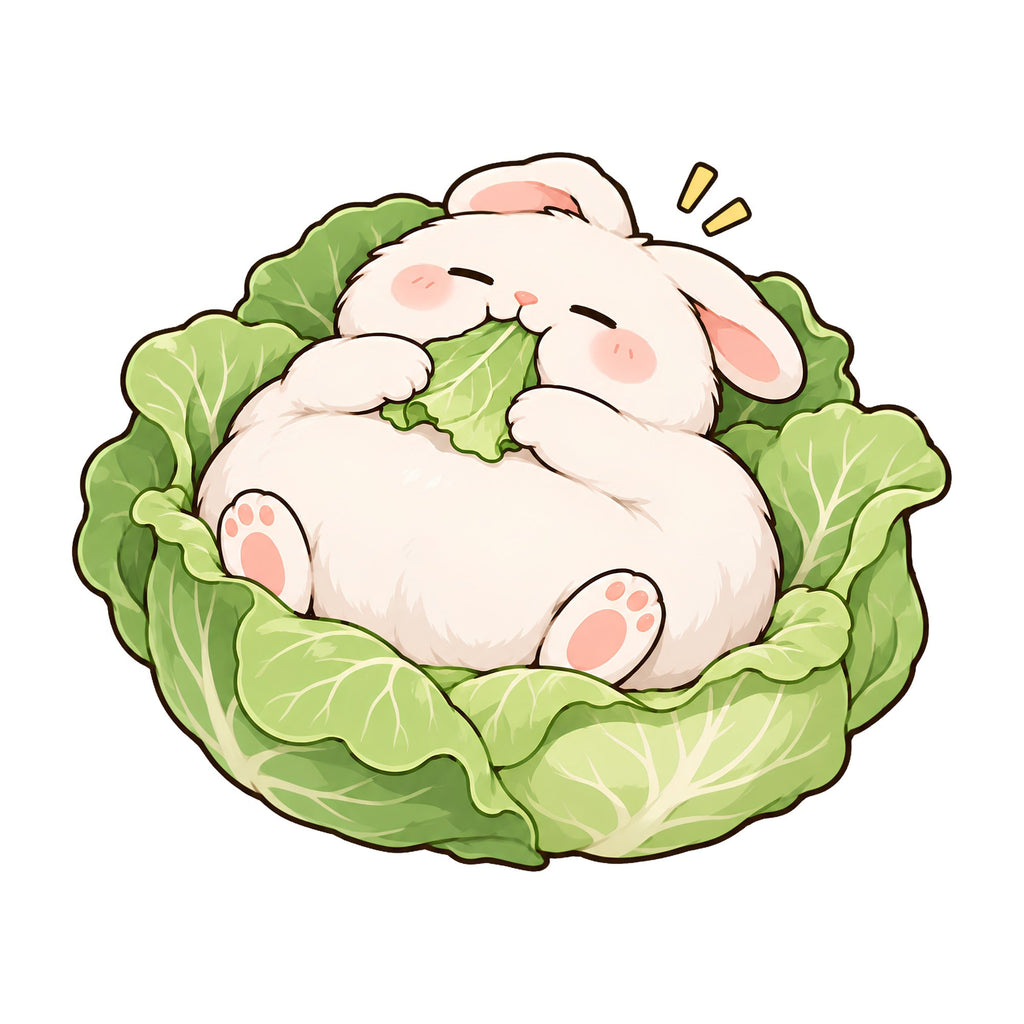 Cabbage Bunny Nap