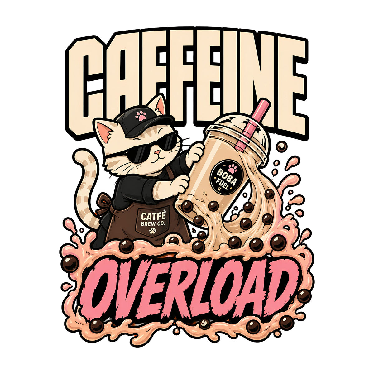 Caffeine Overload Cat