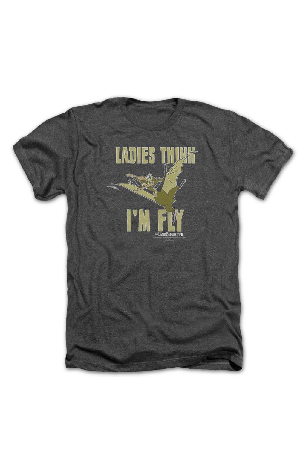 Charcoal Heather Ladies Think I'm Fly Land Before Time product image 2
