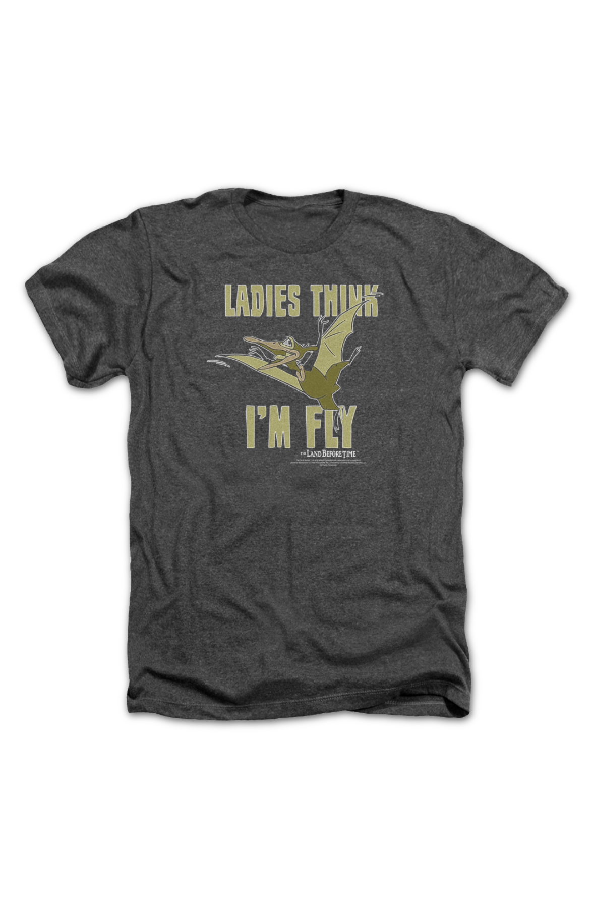 Charcoal Heather Ladies Think I'm Fly Land Before Time product image 2