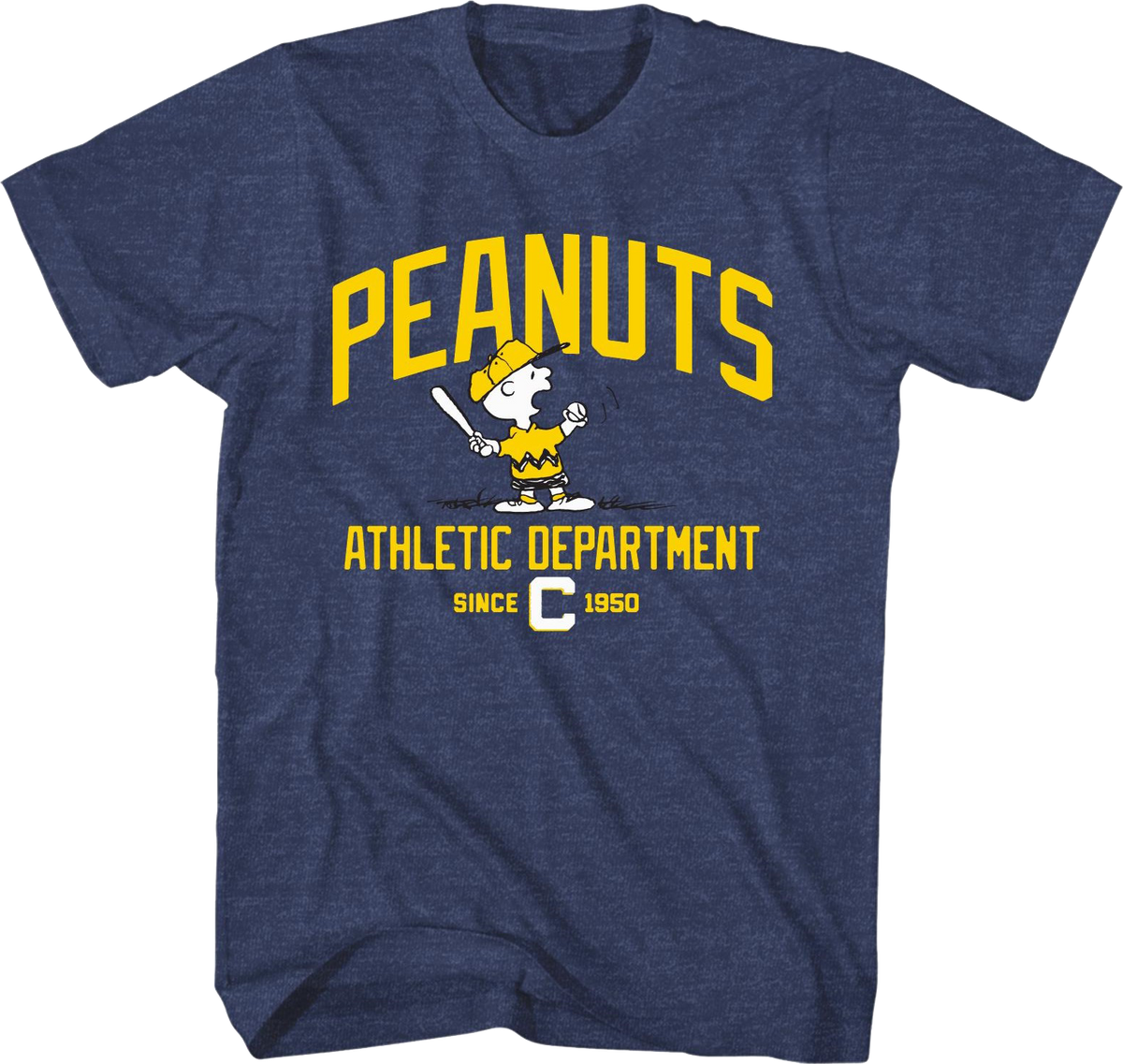 Charlie Brown Peanuts Athletic Department Since 1950 T-Shirt product image 1