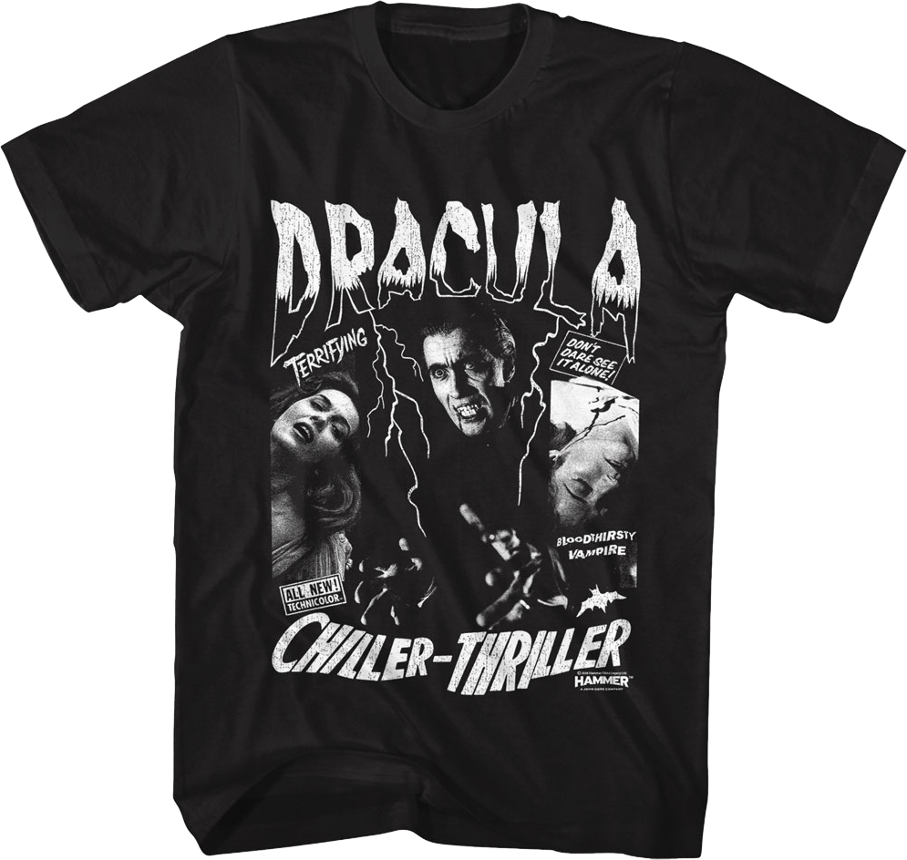 Chiller-Thriller Dracula Hammer Films T-Shirt product image 1