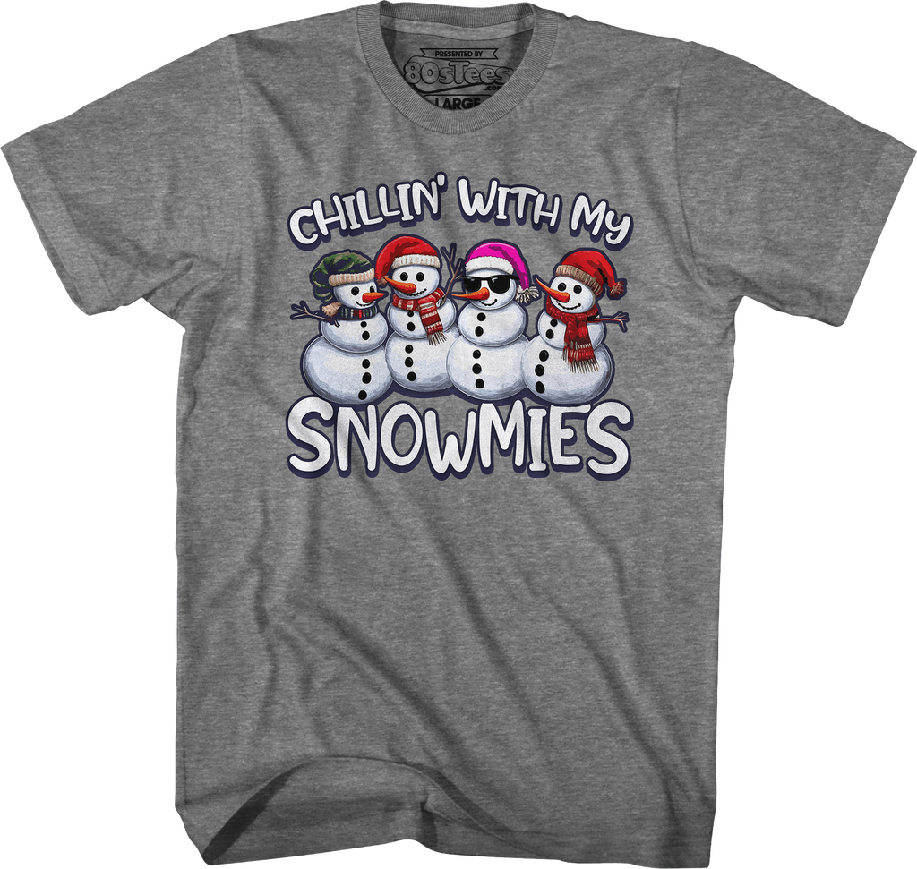 Chillin' With My Snowmies T-Shirt product image 3
