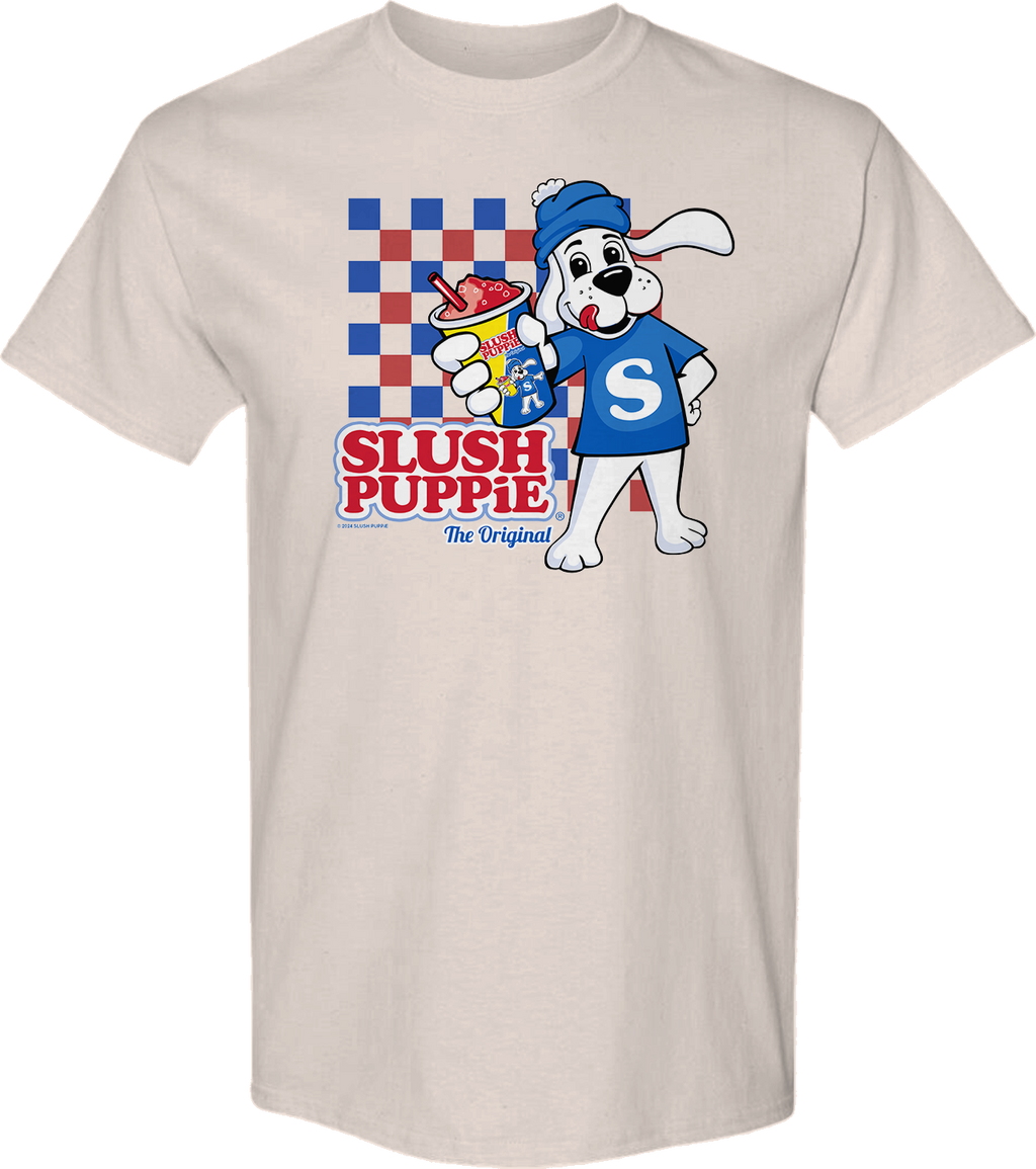 Chilly Dog Checkerboard Slush Puppie T-Shirt product image 1