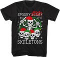 Christmas Hats Spooky Merry Skeletons T-Shirt product image 1