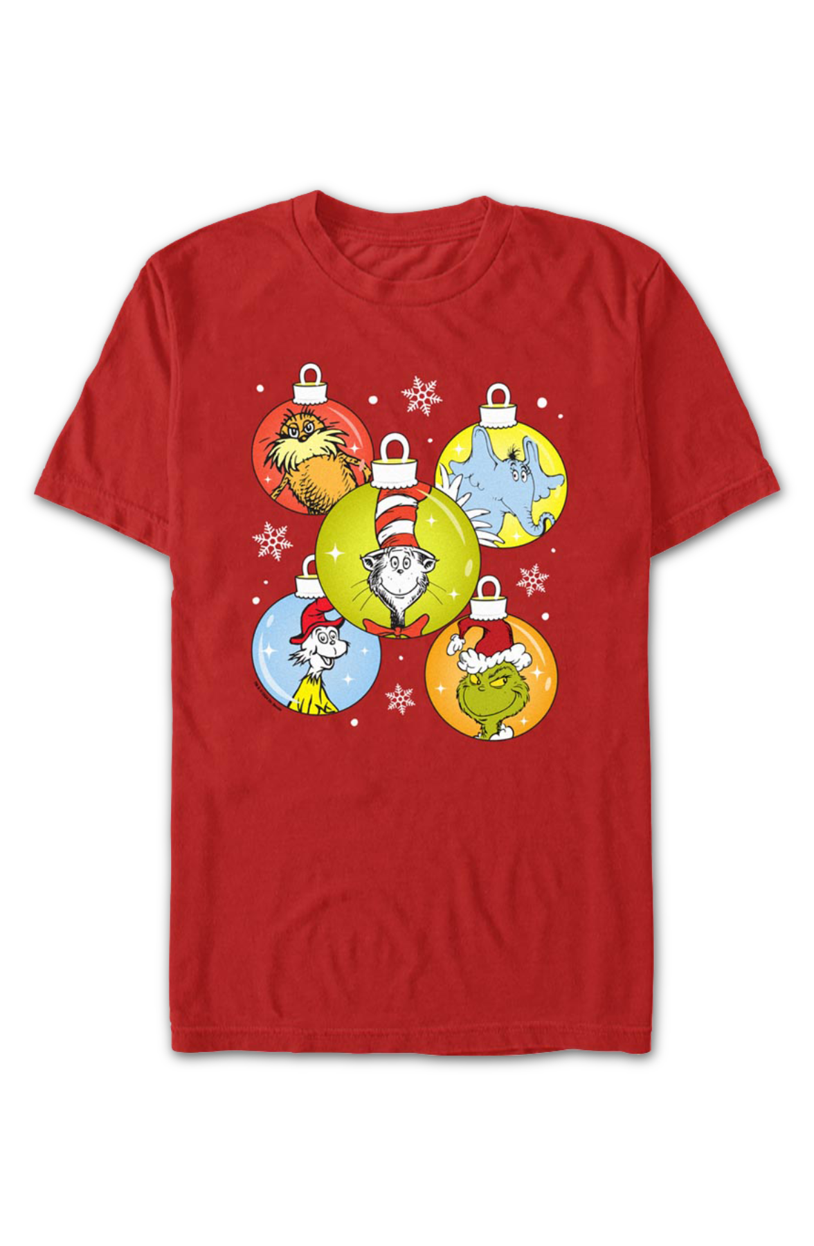 Christmas Ornaments Dr. Seuss T-Shirt product image 2