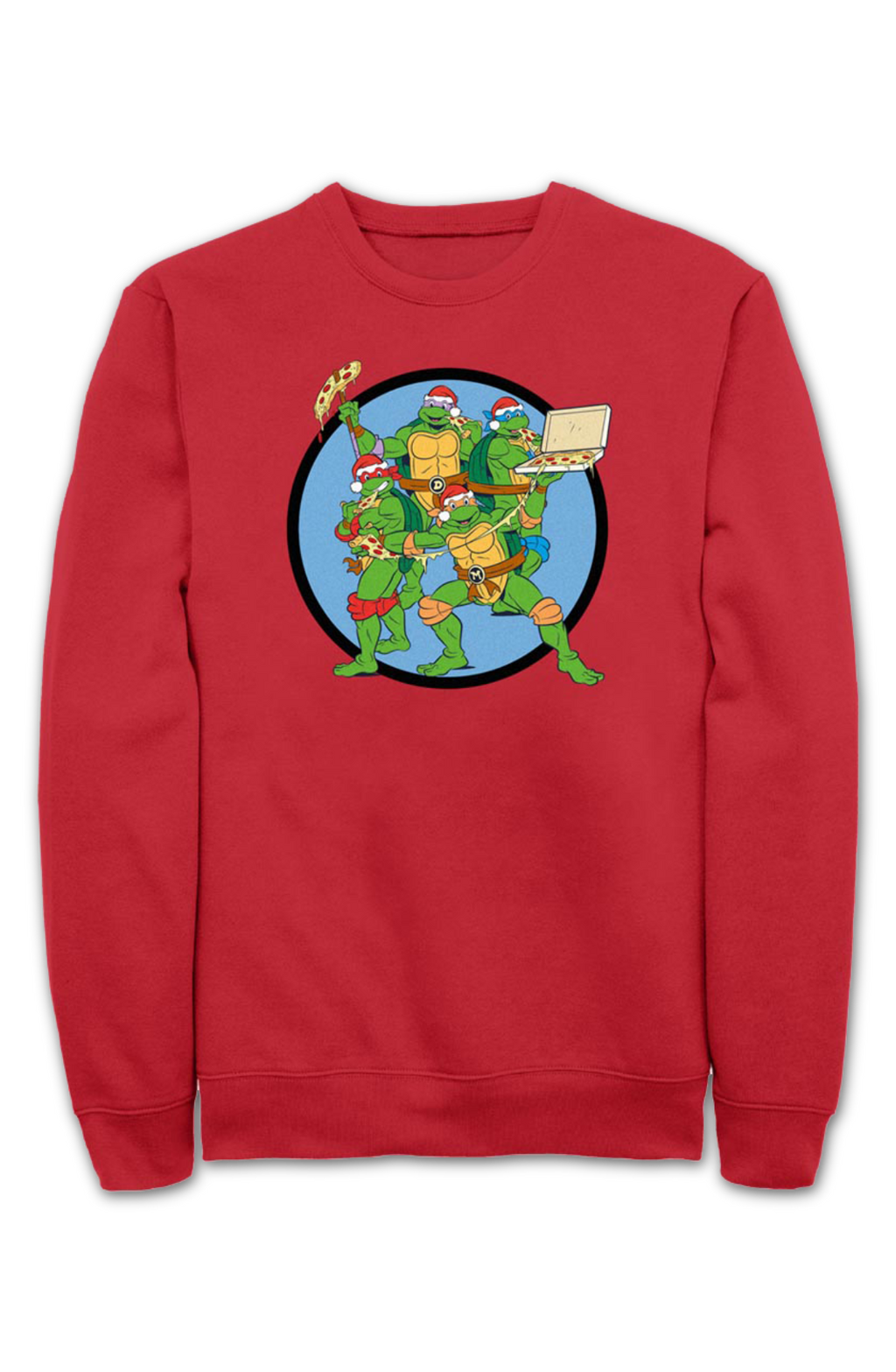 Christmas Pizza Teenage Mutant Ninja Turtles Sweatshirt product image 2