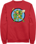 Christmas Pizza Teenage Mutant Ninja Turtles Sweatshirt product image 1