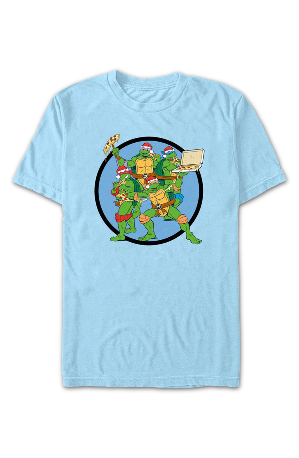 Christmas Pizza Teenage Mutant Ninja Turtles T-Shirt product image 2
