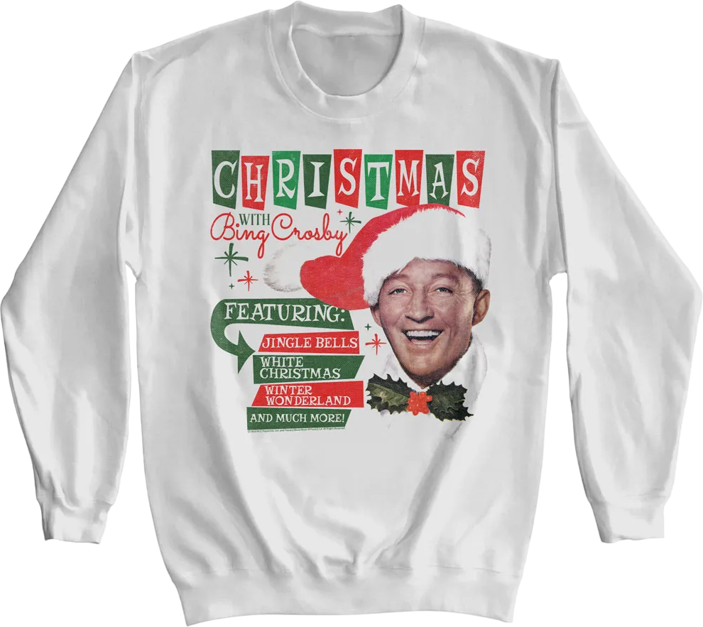 Christmas With Bing Crosby Sweatshirt product image 1