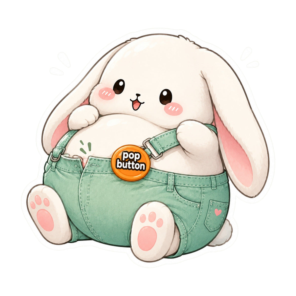Chubby Bunny Button product image 3
